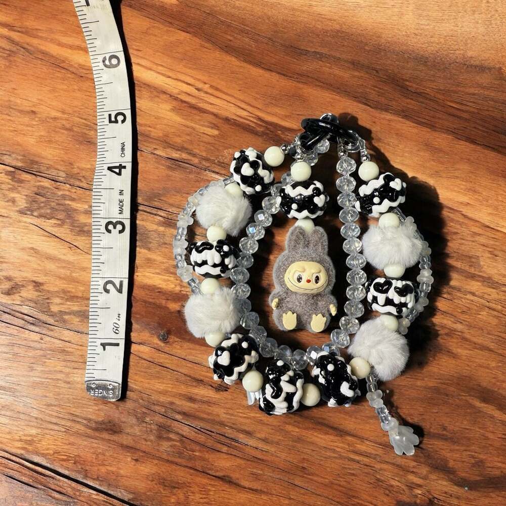 Labubus w/Vinyl Face Keychain or Bag Charm